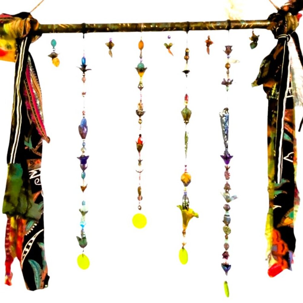 Unique Artisan Glass Window /Wall /Garden Hangings from Luna Mountain Supply Co